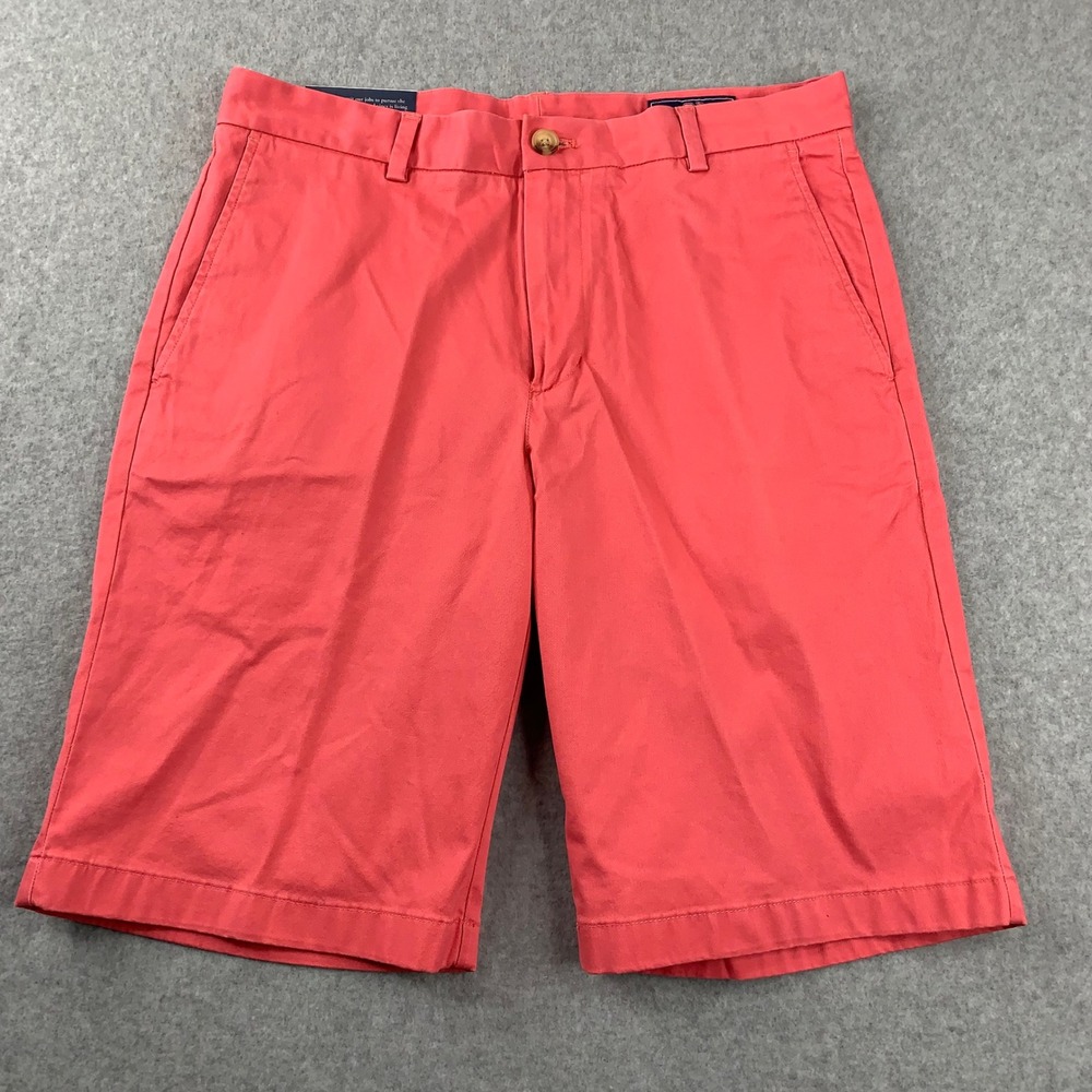 Vineyard Vines Breaker Shorts 33 Jetty Red 11 Inch Inseam Stretch Cotton NWT